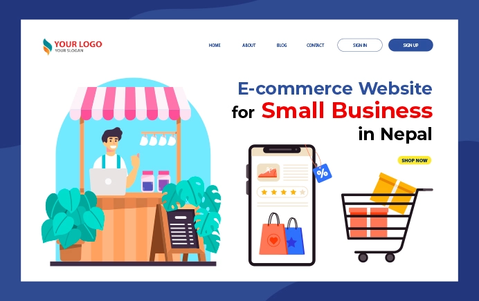 E-commerce website for Small business in Nepal