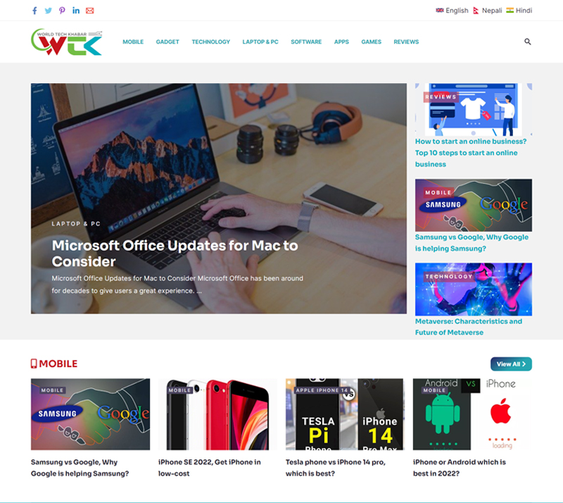 worldtechkhabar by IT Traders Nepal